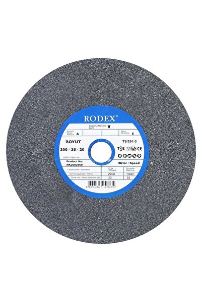 NZB Taşlama Bıçak Bileme Zımpara Taşı Taş Motoru 200x25x20 Mm 60 Kum-5 Adet