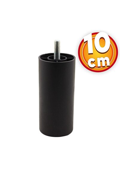 NZB Gizli Mobilya Kanepe Sehpa Tv Ünitesi Koltuk Orta Destek Ayağı 10 Cm Siya...