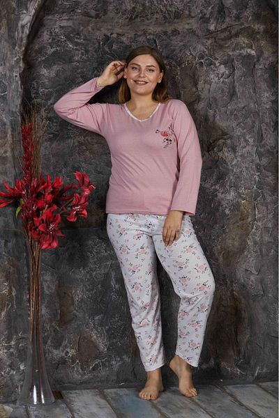 CALİA Plus Size Capri Pants and Pajama Set - Battal