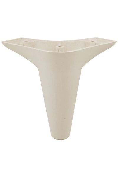 NZB Lüks Mobilya Kanepe Sehpa Puf Koltuk Ayağı 12 Cm Krem Baza Ayak