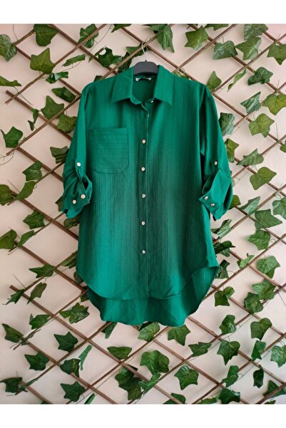 Çınar boutique Spor Zümrüt Gömlek