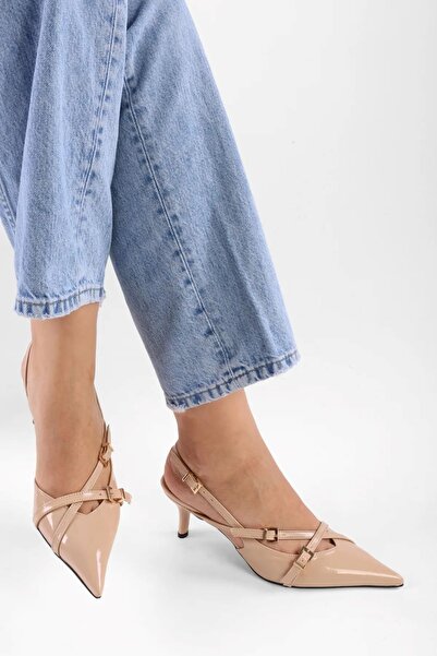 SOLMAZ LOVER TEN λουστρίνι STILETTO ΜΕ ΖΩΝΗ