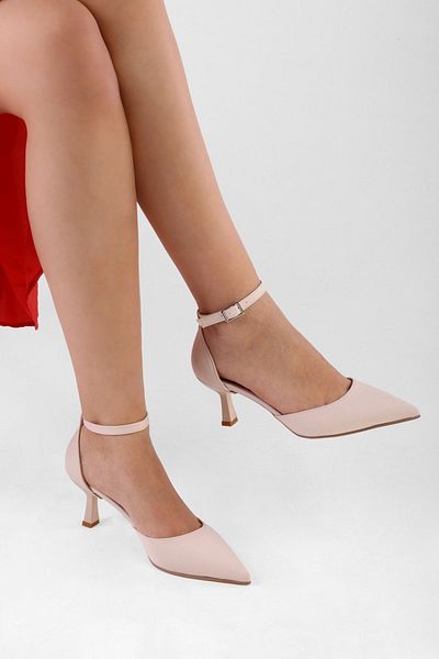 SOLMAZ MILOS TEN MATTE SATIN BELTED SHOES