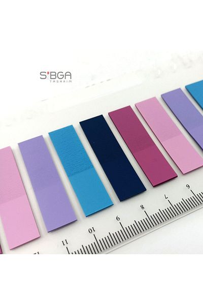 sibga tasarım Transparent Colored Postit Post-it Post It.Bookmark Bookmark Postit Sticker Note Paper 200 Sheets