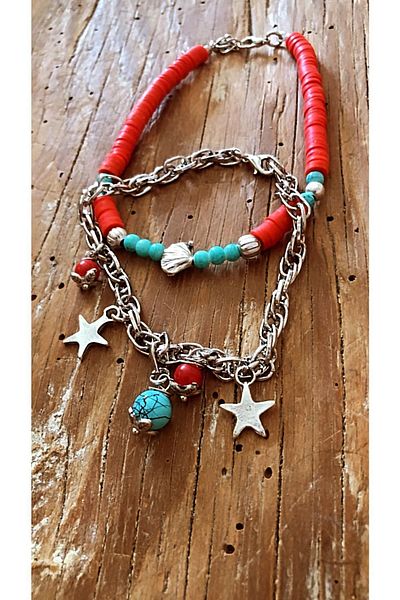 by özllem Fimo Anklet Set