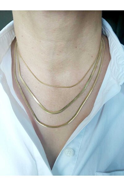 DEVİ fashion سلسلة ثلاثية من الفولاذ الإيطالي المطحون