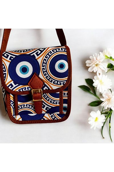 Bukiro Geantă ușoară cu margele Evil Eye