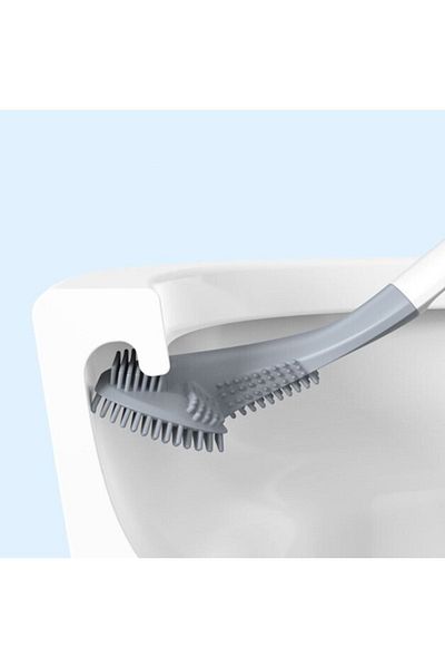 CMT Ergonomically Designed Silicone Toilet Brush