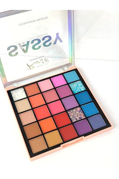 Roesıa Rose Cosmetics Rose Sassy 25'li Göz Far Paleti