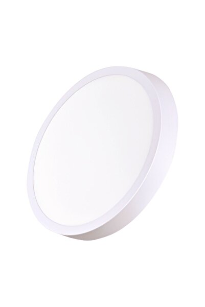 MAXLED 6w Yuvarlak Sıva Üstü Led Panel -beyaz Işık 6500k Beyaz Kasa | Enerji ...