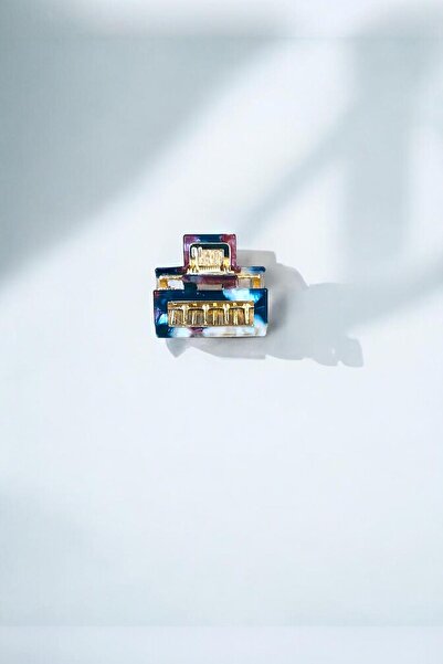 AYMETA Жіноча шпилька для волосся з золотими деталями, шириною 4 см