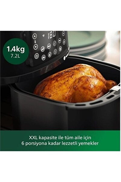 Philips XXL Dev Boy Airfer 7,2 L Airfer Ve Izgara Özellikli Uzaktan Programlı %40 Daha Hızlı Wifi Alexa