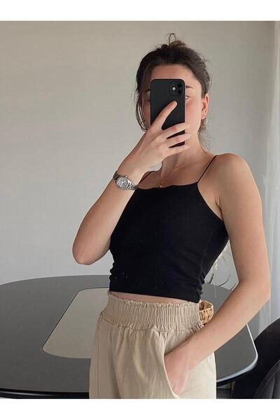 ALEG Siyah Crop