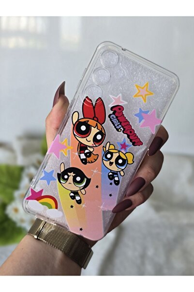 SUPER FRAME Samsung Galaxy A25 Uyumlu Baskılı Şeffaf Telefon Kılıfı