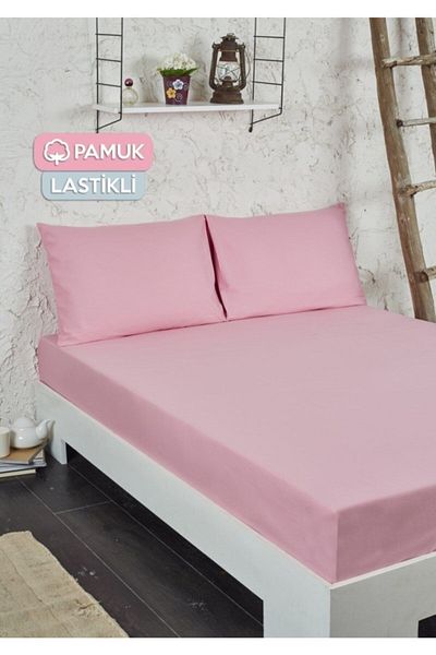 DENİZLİ ÇEYİZ قماش رانفورس الأولمجموعة ملاءات مطاطية ذات 57 سلكًا عالية الجودة