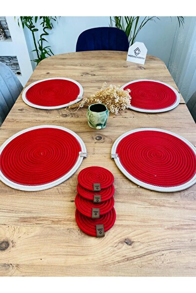 ModaCardin 8 komada podmetača od jute i slamčice - Podmetač