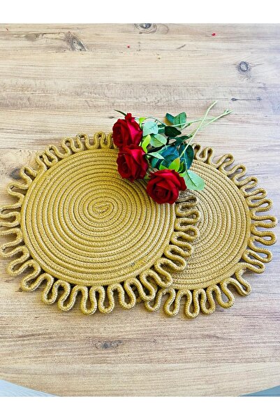 ModaCardin 2-dijelni set od jute i slame Podmetač Supla