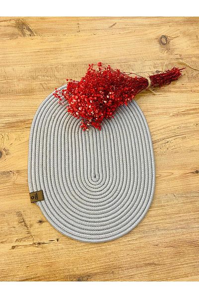 ModaCardin American Jute Wicker Oval Plate - Service Body