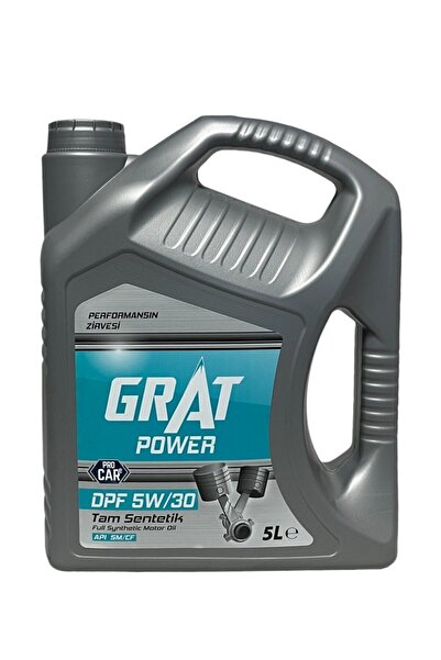 GRAT Power Dpf 5w-30 Tam Sentetik Parteküllü Motor Yağı 5 Litre
