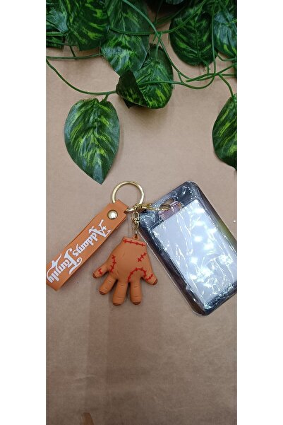 Meyra Accessories Wednesday Addams Family Kartlık Anahtarlık Sevimli Hediyeliik Akbil Kart Çanta Aksesuarı Rengarenk