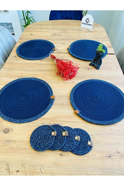 ModaCardin 8 komada podmetača od jute i slamčice - Podmetač