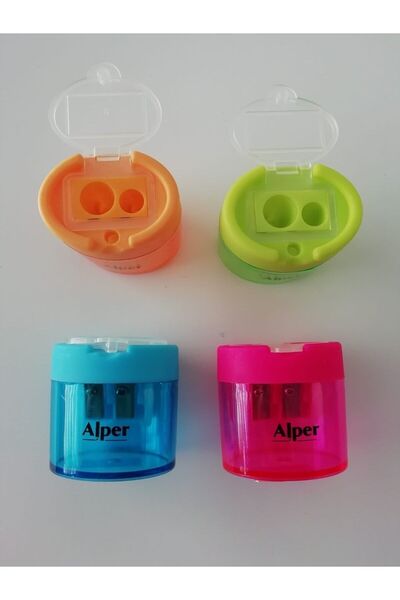 EMİR KIRTASİYE ALPER ÇİFT BAŞLIKLI BÜYÜK HAZNELİ KALEMTRAŞ (1 ADET)