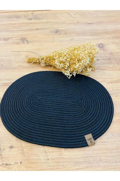 ModaCardin Placă ovală din răchită din iută American Service