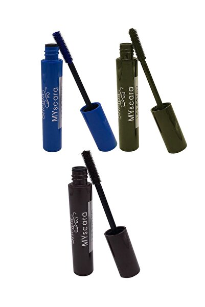 Sheida Myscara Ultimated Siyah - Kahve - Mavi Maskara Seti