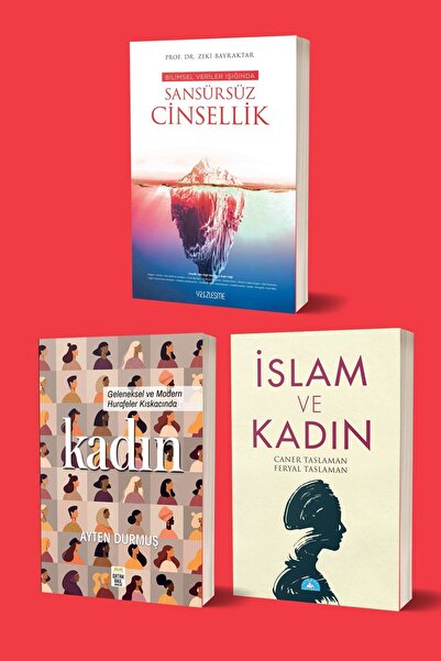 Yüzleşme Yayınları Sansürsüz Cinsellik & Islam Ve Kadın & Kadın 3 Kitap Set