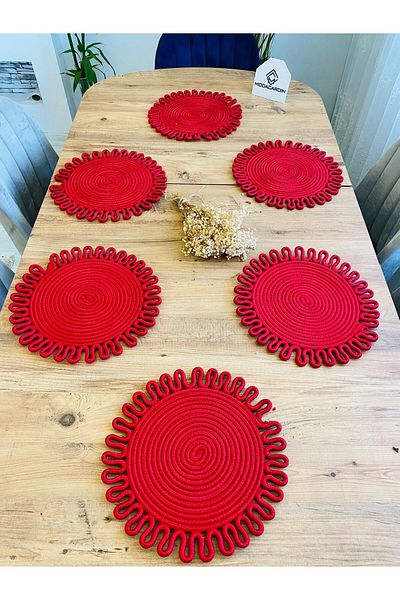 ModaCardin 6 Piece Jute Wicker American Service Supla