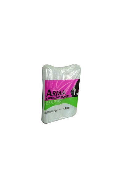 NAKSAN Nylon Bag Arma Transparent Groceries Nuts Sugar Bag 25x42 (3 Pieces) Takribi 140 Pieces 1000 Gr