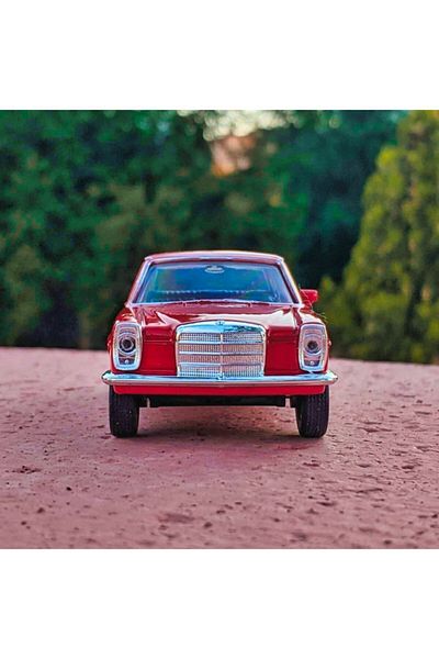MERCEDES Ysfx W114 Collectible Metal Car 12cm Old Car Nostalgia Red Life Sell 721051