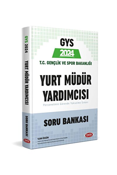 Data Yayınları Data 2024 Gys Gençlik Ve Spor Bakanlığı Yurt Müdür Yardımcısı ...