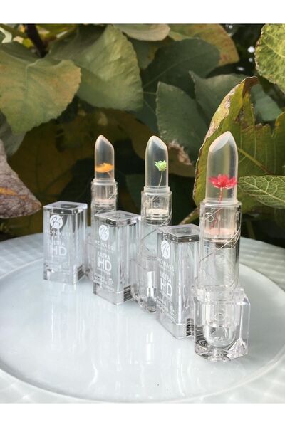 Meyras Touch Yeni Sezon Muhteşemmm Çiçek Görünümlü Dudak Parlatıcı & Sihirli Ruj (pembe Renk Veriyor 1 Adet)