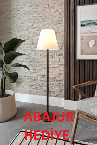 Genel Markalar PAVİMENTO TEK AYAK LAMBADER (ABAJUR MASA LAMBASI HEDİYELİ) (AÇMA KAPAMA ANAHTARI YOKTUR)