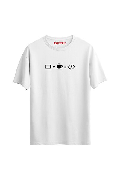 Eastek Computer Coffee Code - Футболка з принтом