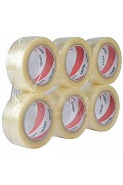 Genel Markalar Bant Evi Astel Koli Bandı 45x100 Şeffaf Koli Bandı Hotmelt (6 ADET)