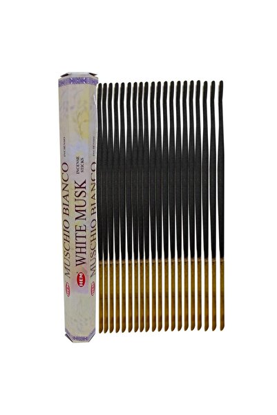ENJOY SHOP Hem Beyaz Misk Kokulu 20 Çubuk Tütsü - White Musk