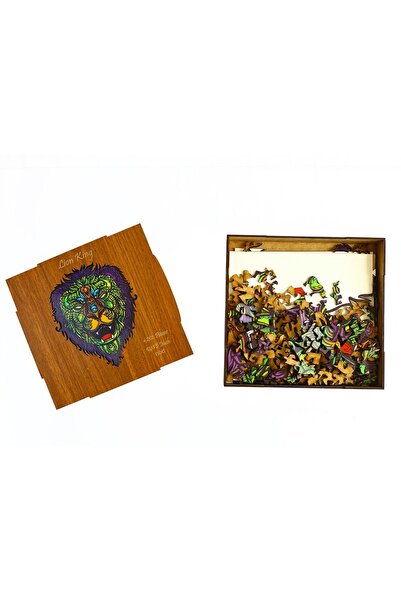 Nod Lion King Lion Wooden Puzzle Jigsaw