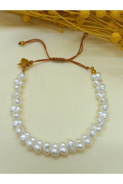 İPAR AKSESUAR Women - Trapezoid Pearl Anklet