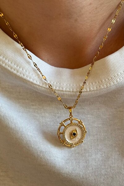 Beca Atelier Wheel of Evil Eye Çelik Kolye