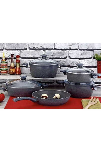 Öncü 9 Pcs Granit Tencere Seti