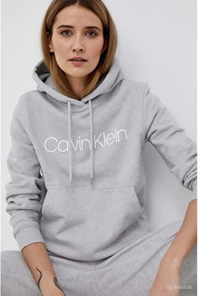 Calvin Klein CK OVERSİZED CORE PRİNT LOGO HOOD