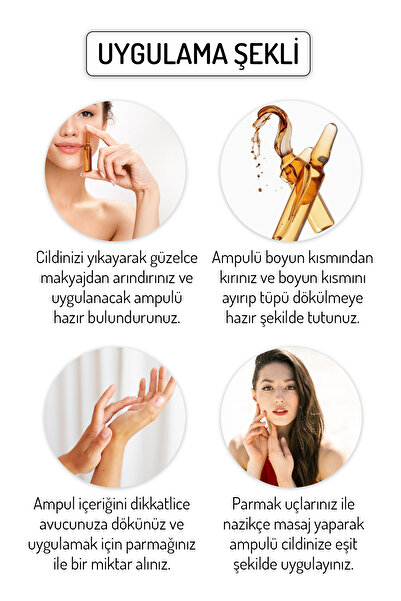 Skin Accents 3 Adet Kök Hücre Ampul Alman Serum Dermaroller Dermapen Cilt Bakım Serumu