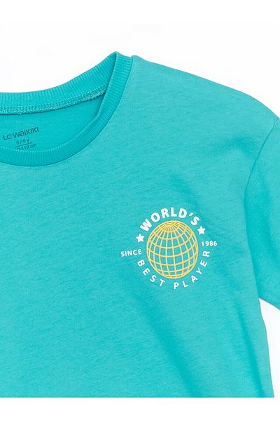 LC Waikiki LCW Baby-Jungen-T-Shirt – Rundhalsausschnitt, kurze Ärmel, bedruckt
