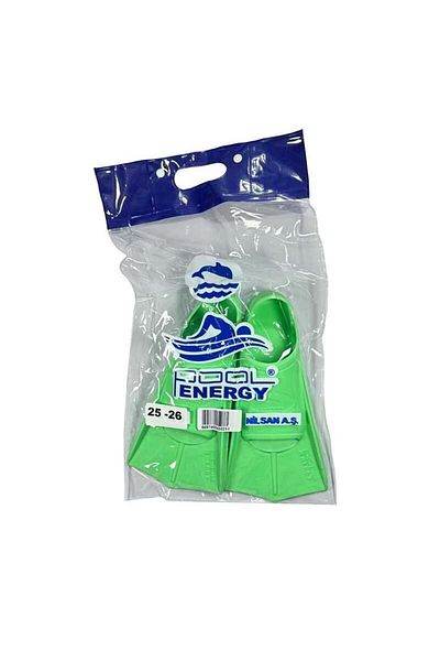 POOL ENERGY لوح مطاطي أخضر فاتح - 23 سم، 25-26 مطاط، 1 قدم