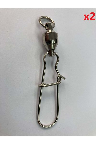 AZİM Azim Locked Clip Swirled Chrome No:12/0 90mm 125kg 92mm 2pcs.Chrome 1pk.