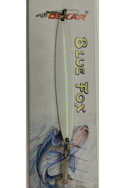 Oskar Blue Fox 110mm - 5g Κομμένο Λευκό Φοξτέλ