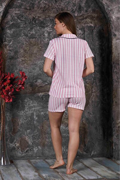 CALİA Summer Shirt and Pajama Set - Front Button and Sleeves, New Season