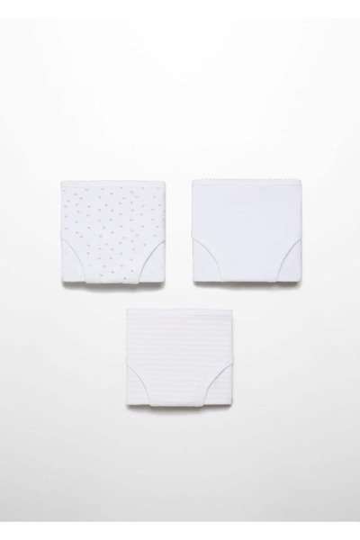 MANGO Baby 3-teiliges Unterwäsche-Set aus Baumwolle